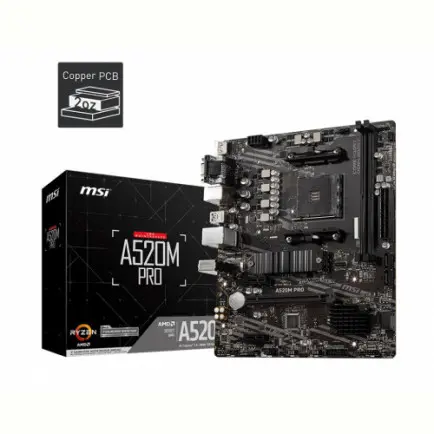 Материнская плата MSI A520M Pro Socket AM4