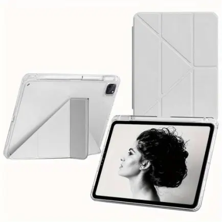 Чeхол-книжка BeCover Ultra Slim Origami для Apple iPad Pro M4 2024 11" Gray (711690)