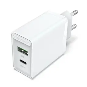Сетевое зарядное устройство Vention USB Type C + QC4.0 (18-20W)