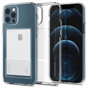 Чохол-накладка Spigen Crystal Slot для Apple iPhone 12/12 Pro Crystal Clear (ACS02576)