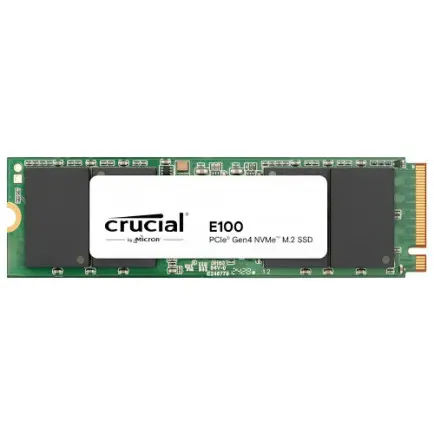 Накопитель SSD 480GB Crucial E100 M.2 2280 NVMe PCIe 4.0 x4 3D NAND QLC (CT480E100SSD8)