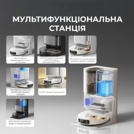 Робот-пилосос Dreame L40 Ultra AE Black (RLL77SE-Bl)