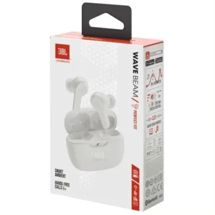 Bluetooth-гарнитура JBL Wave Beam White (JBLWBEAMWHT)
