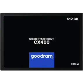 Накопичувач SSD  512GB Goodram CX400 Gen.2 2.5" SATAIII 3D TLC (SSDPR-CX400-512-G2)