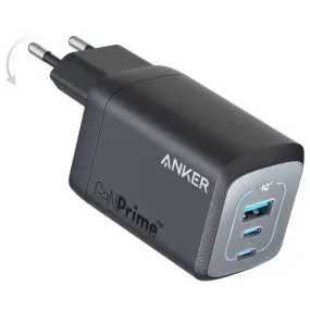 Сетевое зарядное устройство Anker GaN Prime 67W Black (A2669313)