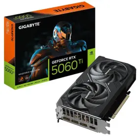 Видеокарта GF RTX 5060 Ti  8GB GDDR7 WindForce Max OC Gigabyte (GV-N506TWF2MAX OC-8GD)