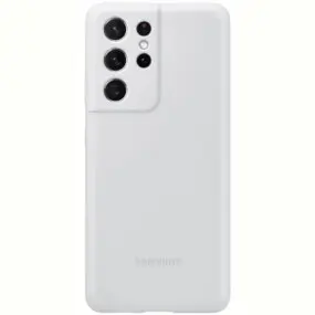 Чехол-накладка Samsung Silicone Cover для Samsung Galaxy S21 Ultra SM-G998 Light Gray (EF-PG998TJEGRU)