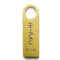 Флеш-накопичувач USB 16GB Hi-Rali Shuttle Series Gold (HI-16GBSHGD)