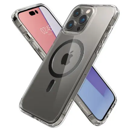Чохол-накладка Spigen Ultra Hybrid MagFit для Apple Iphone 14 Pro Max Carbon Fiber (ACS04827)