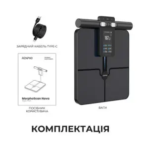 Ваги підлогові RENPHO MorphoScan Nova Body Composition Scale (R-MSC04)
