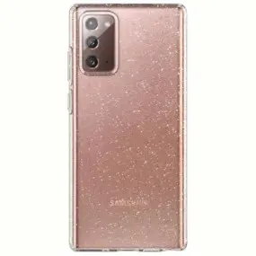 Чехол-накладка Spigen Liquid Crystal Glitter для Samsung Galaxy Note20 SM-N980 Crystal Quartz (ACS01416)
