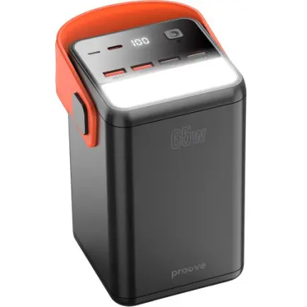 Универсальная мобильная батарея Proove Powerbox 65W 60000mAh Black (PBPB65412201)