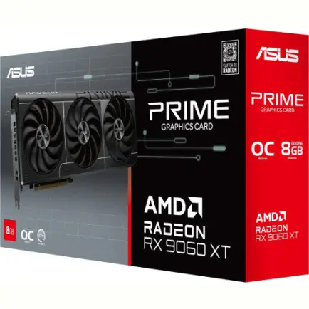 Відеокарта AMD Radeon RX 9060 XT  8GB GDDR6 Prime OC Asus (PRIME-RX9060XT-O8G)
