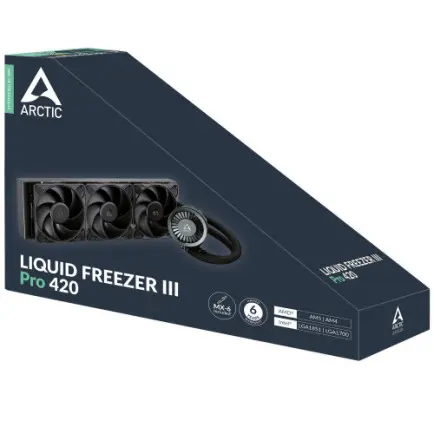 Система водяного охлаждения Arctic Liquid Freezer III Pro 420 Black (ACFRE00181A)