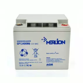 Акумуляторна батарея Merlion 12V 40AH (GP12400M6/06016)