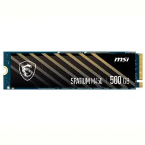Накопитель SSD  500GB MSI Spatium M450 V1 M.2 2280 PCIe 4.0 x4 NVMe 3D NAND TLC (S78-440K380-P83)