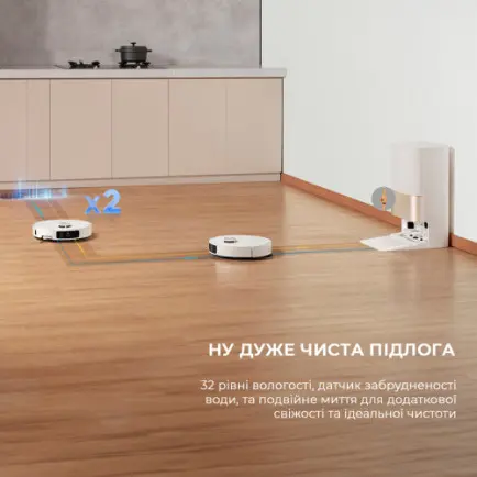 Робот-пылесос Dreame Bot X40 Ultra Complete White (RLX63CE-2-Wh)