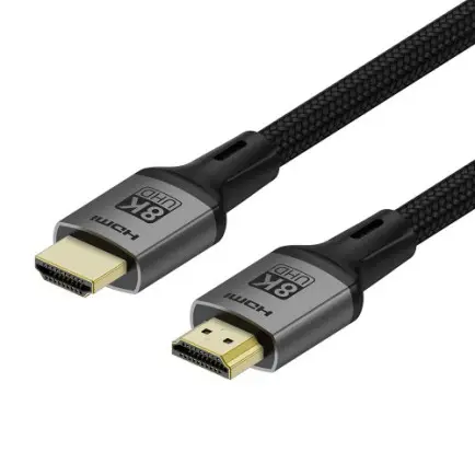 Кабель ColorWay HDMI-HDMI V2.1 8K 2м, Black (CW-CBHD088-BK)