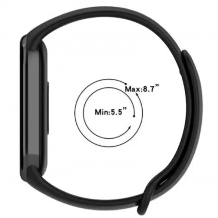 Силиконовый ремешок BeCover для Xiaomi Mi Smart Band 8 Red Wine (709411)