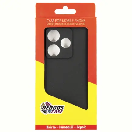 Чeхол-накладка Dengos Carbon для Xiaomi Redmi 13 4G Black (DG-TPU-CRBN-199)