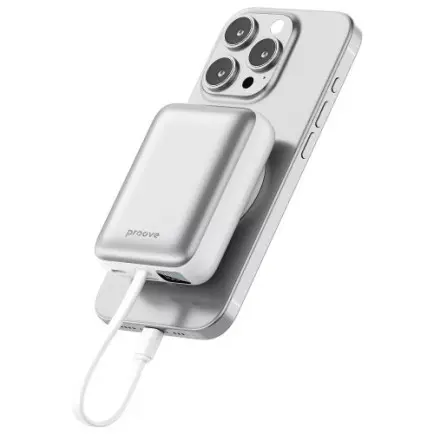 Универсальная мобильная батарея Proove Neutron 22.5W 10000mAh Silver/White (PBNE22022206)