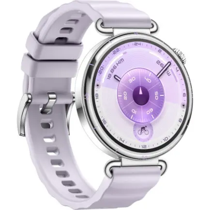 Смарт-часы Huawei Watch GT 6 41mm Steel with Purple Fluoroelastomer Strap (55020FTM)
