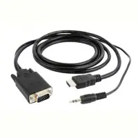 Кабель Cablexpert HDMI - VGA+3.5 мм V 1.4 (M/M)