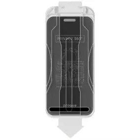 Захисне скло Proove Privacy 360 Installation Box для iPhone 16 Pro/17 Black (PG360I16P001)