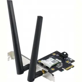 Беспроводной адаптер Asus PCE-AX1800 (WiFi6, AX1800, Bluetooth 5.2, WPA3, антенны: 2)