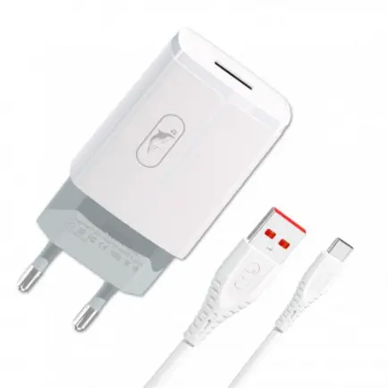 Сетевое зарядное устройство SkyDolphin SC06T (1USBx2.4A)