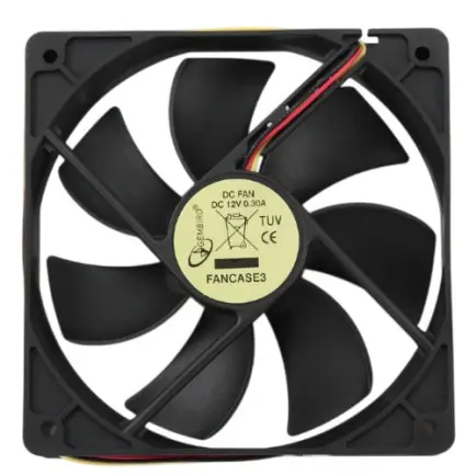Вентилятор Gembird FANCASE3/BALL 120х120х25мм 3pin