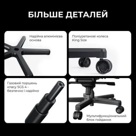 Крісло для геймерів Anda Seat Kaiser 3E XL Maroon (AD23YC-XL-09-A-PV/C-A01)