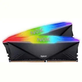 Модуль памяти DDR4 2x16GB/3200 Apacer NOX RGB Black (AH4U32G32C28YNBAA-2)