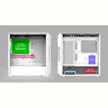 Корпус Zalman i3 Neo V2 White
