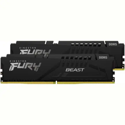 Модуль пам`яті DDR5 2x16GB/5200 Kingston Fury Beast Black (KF552C40BBK2-32)