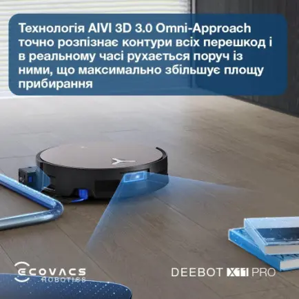 Робот-пылесос Ecovacs Deebot X11 Pro Omni (DEX99-1 Black)