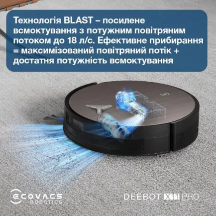 Робот-пылесос Ecovacs Deebot X11 Pro Omni (DEX99-1 Black)
