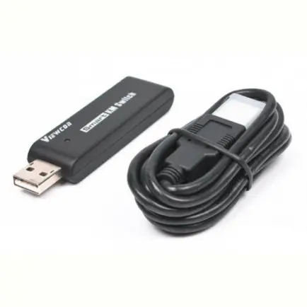 Адаптер-переключатель Viewcon VE679 Smart KM Switch, USB - mini USB (M/F)