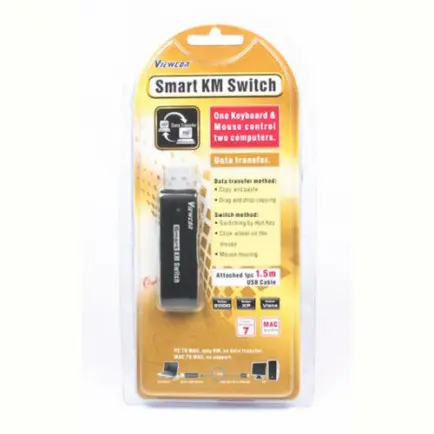 Адаптер-переключатель Viewcon VE679 Smart KM Switch, USB - mini USB (M/F)