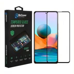 Защитное стекло BeCover для Xiaomi Redmi Note 10 5G Black (706653)