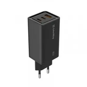 Сетевое зарядное устройство ColorWay GaN3 Pro Power Delivery (2USB Type-C PDx3A