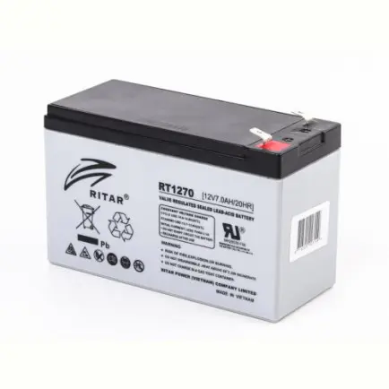 Акумуляторна батарея Ritar 12V 7Ah (RT1270)
