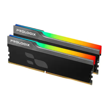 Модуль памяти DDR4 2x8GB/3200 Prologix Onyx Black RGB (PRO16GB3200YBR4K)