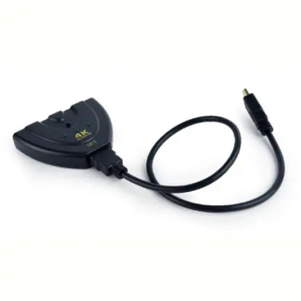 Переключатель HDMI-интерфейса Cablexpert HDMI - 3хHDMI V 1.4 (M/F)
