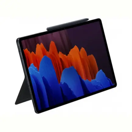 Чехол-клавиатура Samsung Book Cover Keyboard для Samsung Galaxy Tab S7+ 12.4 SM-T970/SM-T795/SM-T976 / Galaxy Tab S8+ 12.4 SM-X800/SM-X806 Black (EF-DT970BBRGRU)