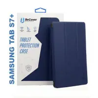 Чехол-книжка BeCover Smart для Samsung Galaxy Tab S7+ SM-T970/SM-T975 Deep Blue ..