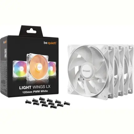 Вентилятор be quiet! Light Wings LX 120mm PWM 3-Pack White (BL122)