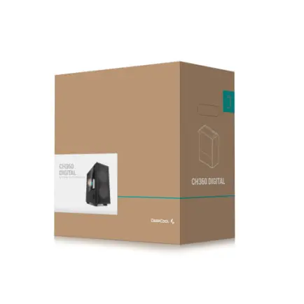 Корпус DeepCool CH360 Digital Black (R-CH360-BKAPE3D-G-1)