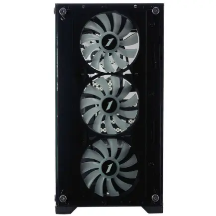 Корпус 1stPlayer X2-M-BK-4F7 Black без БП