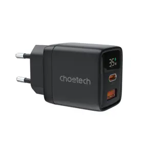 Мережевий зарядний пристрій Choetech (USB-C+USB-A)